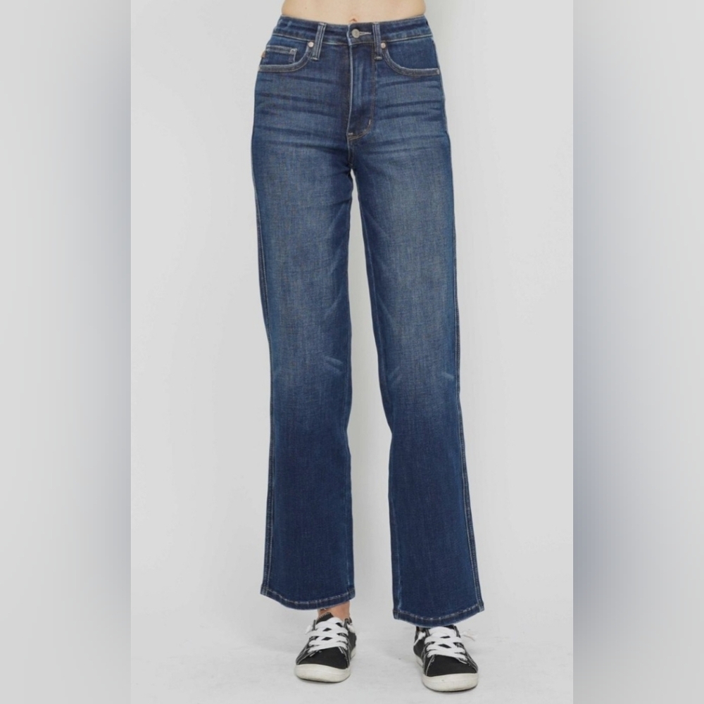 Judy Blue Dark Blue Flare Jeans